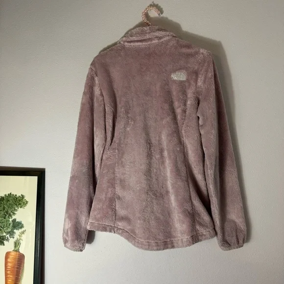 The North Face Osito pale pink teddy bear full zip jacket size Small - Picture 4 of 16